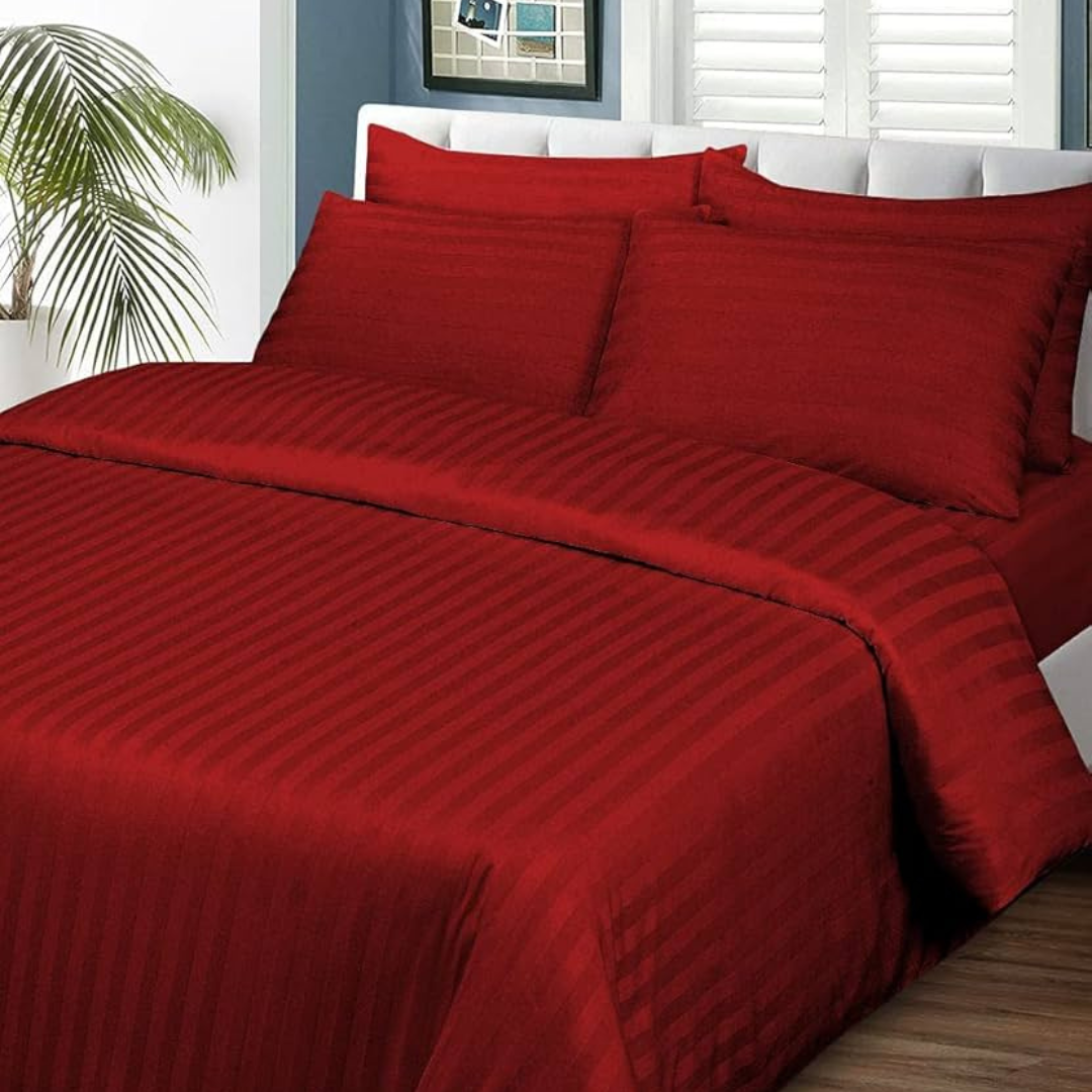 Cotton Satin Duvet Cover Set 06